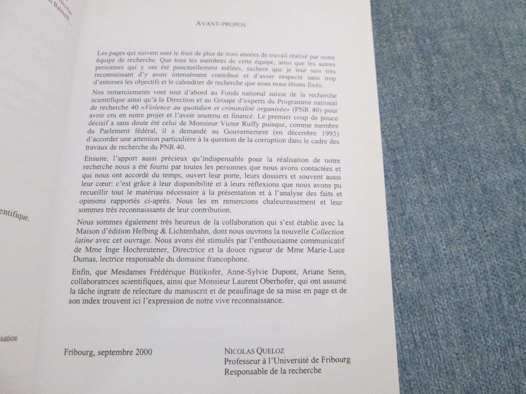 Libri: Processus de corruption en Suisse - Volume 1 – Usato da Neuchâtel venduto da Dualseele 3