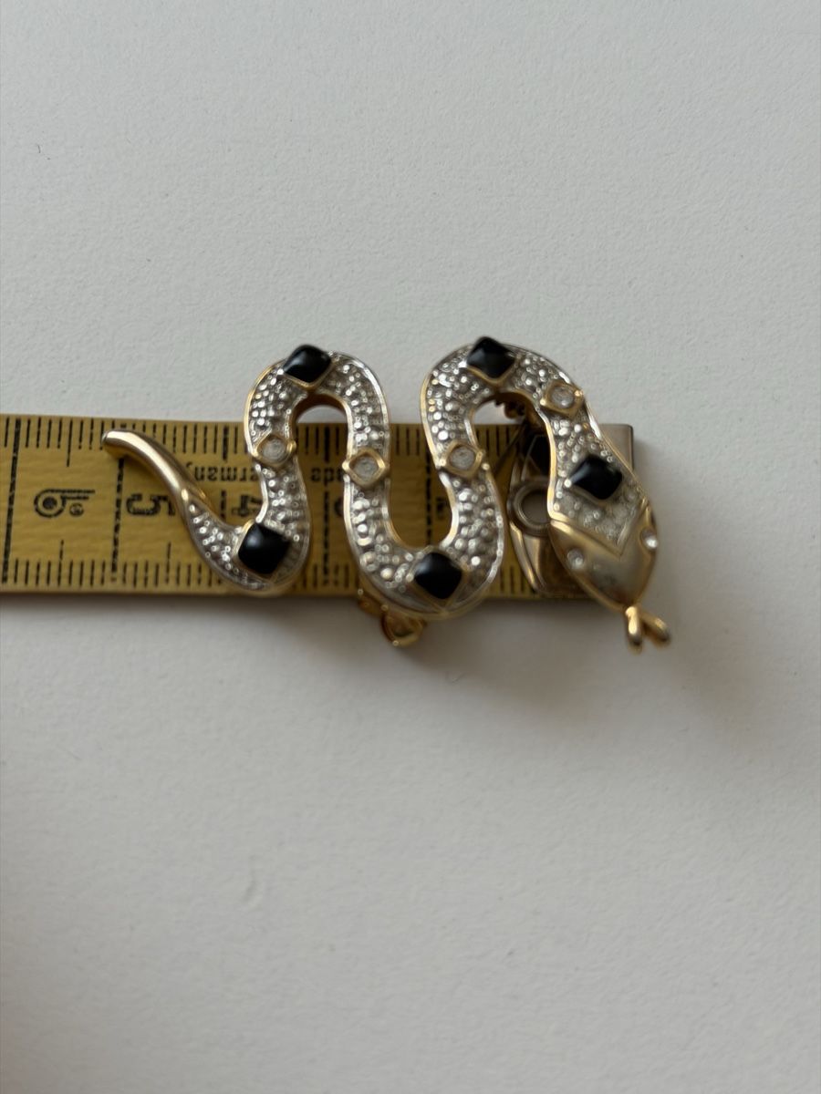 Spille & Fermagli: Schlangen-Brosche, Modeschmuck, vintage Stil. – Usato da Winterthur venduto da tat_ky5h 3