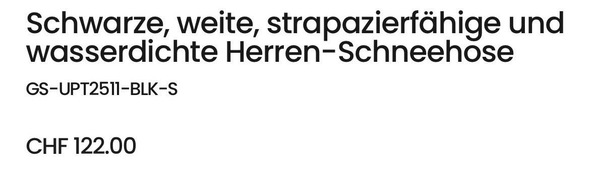 Hosen: Skihose von GsouSnow – Neu (gemäss Beschreibung) aus Cham von Delfinchen0306 1