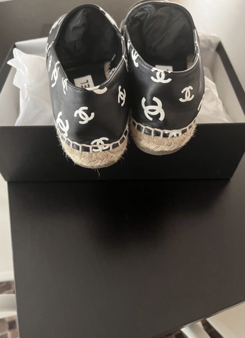 Scarpe da donna: CHANEL Leder Espadrilles Gr.38 Original – Nuovo (secondo la descrizione) da Zürich venduto da NNK28 2
