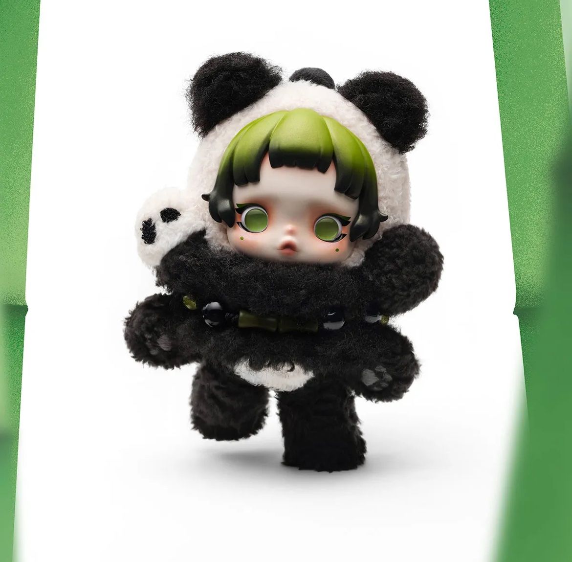 Pop Mart Statuette: Pop Mart Skullpanda Lazy Panda Plush Doll Pendant – Nuovo e nell'imballaggio originale da Glattbrugg venduto da arttoy.land 4