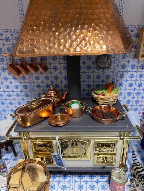 Puppenhäuser & -möbel: Nostalgische Küche mit vielen Miniaturen – Neu (gemäss Beschreibung) aus Winterthur von Naturewoman 2