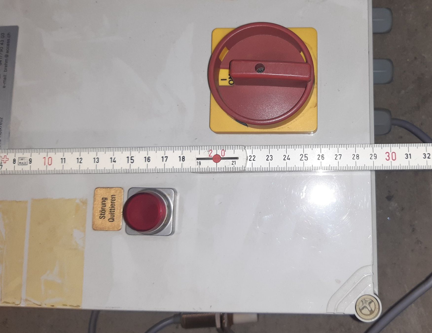 Componenti elettronici: Elektrokasten mit Steuerungskomponenten und Sensor – Usato da Lohn-Ammannsegg venduto da Molch7 7