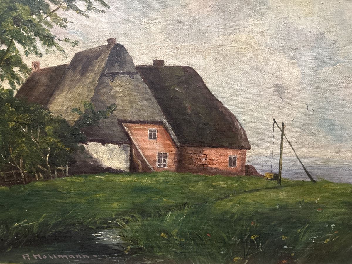 Dipinti: Ölgemälde P.Hollmann original – Usato da Glarus venduto da KunstWerkEr-LS87