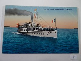 Lac Léman Bateau-Salon "La France"  gelaufen 1920