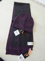 NEU! MOLO Mütze & Schal Set Sterne lila/grau Gr.9-14 Jahre