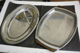 2 Chromstahl Platten