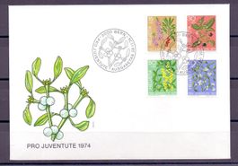 CH FDC Pro Juventute Satz 1974