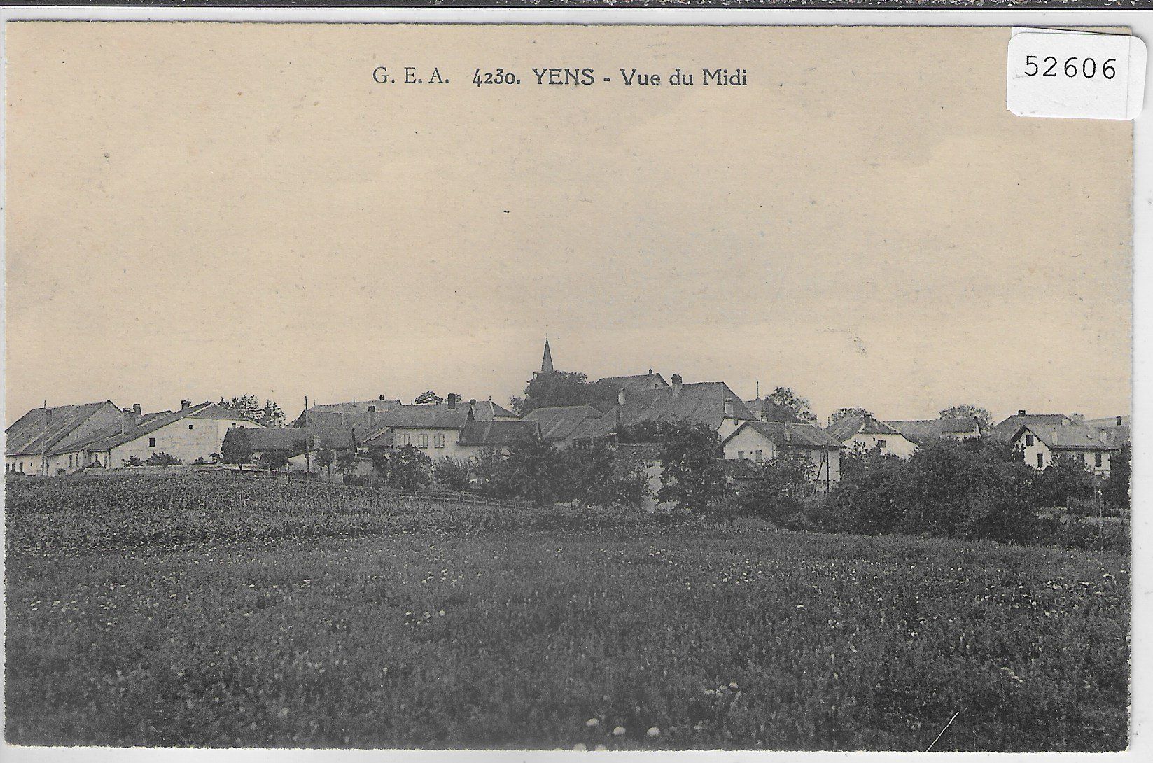 Cartoline postali: Yens - Vue du Midi – Usato da Ettingen venduto da Kartenplanet