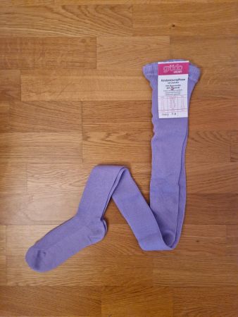 Neue Grödo Strumpfhose mit Zwickel hell lila Gr. 116-128