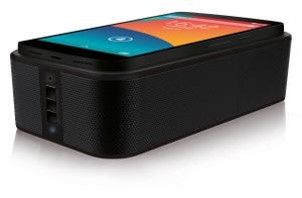 Casse acustiche: Qi Wirless Port. Speaker black – Nuovo e nell'imballaggio originale da Dietlikon venduto da Salesmax