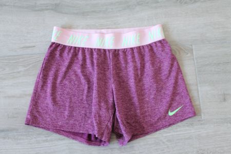 Short Nike Femme Violet Clair Taille L