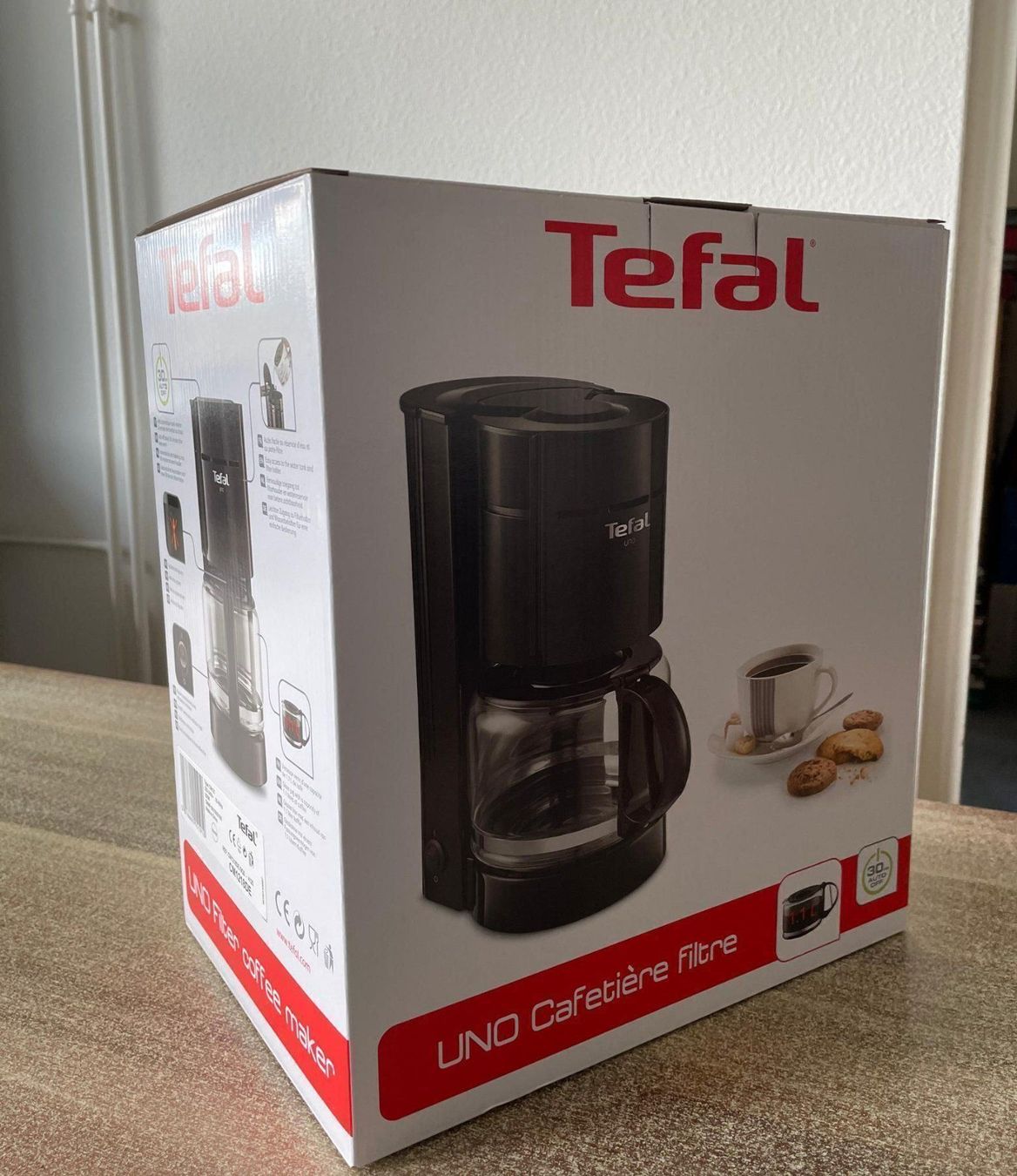 Kaffeemaschinen & Espressomaschinen: TEFAL CM1218DE  CAFETIERE NOIRE NEUF – Neu und originalverpackt aus Bernex von eunicefitz 4