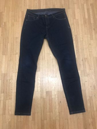 Jeans slim stretching, bleu foncé,
