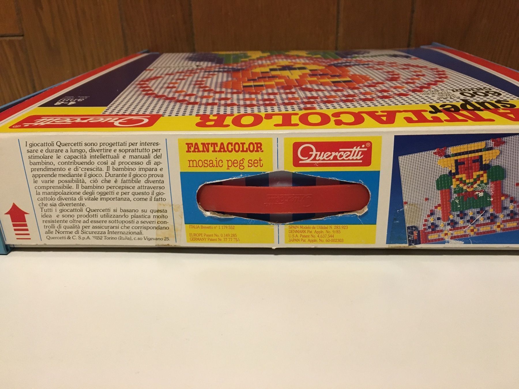 Giocattoli: Fantacolor - Quercetti - Köfferchen mit 600 Stecker – Usato da Andwil SG venduto da Rainboli 4