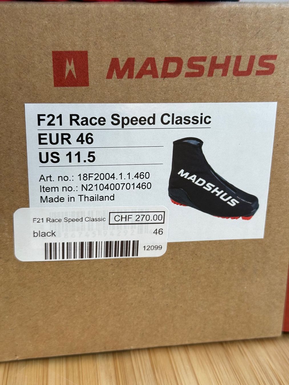 Madshus Herrenschuhe: Langlauf Klassisch Schuhe Madshus  Gr 46 – Neu und originalverpackt aus Emmenbrücke von karkarkar 2