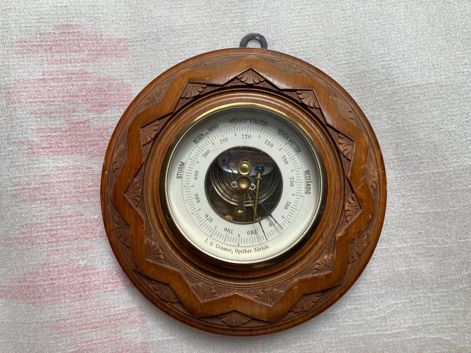 Altri elettrodomestici e apparecchi d’epoca: Barometer Holzgehaeusse – Usato da Horgen venduto da Goros