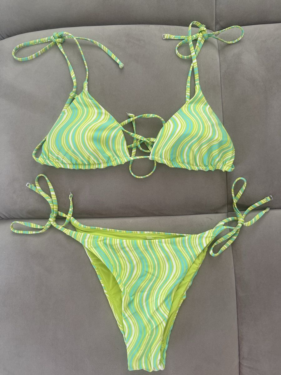 Seafolly Costumi da bagno & Bikini: Green australian Bikini Seafolly L – Nuovo (secondo la descrizione) da Bassersdorf venduto da les_fw2p 1