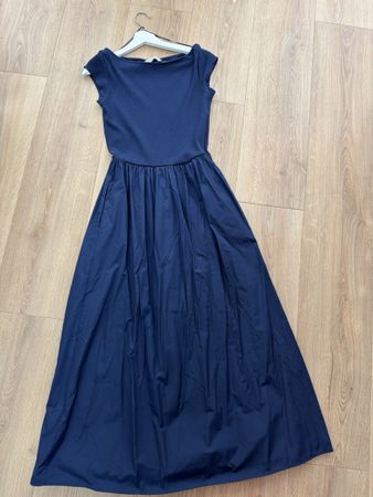 Kleid Atmosphere dunkelblau lang Grösse M guter Zustand