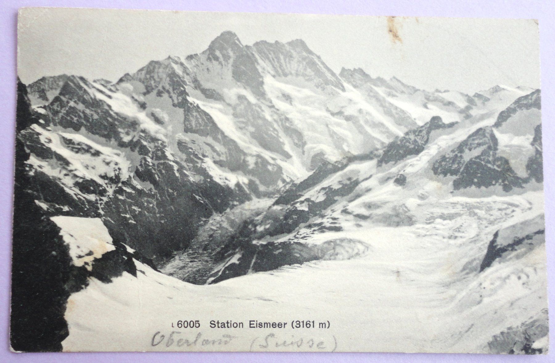 Ansichtskarten: Station Eismeer (3161 m) – Defekt aus Fétigny von Billy2miny