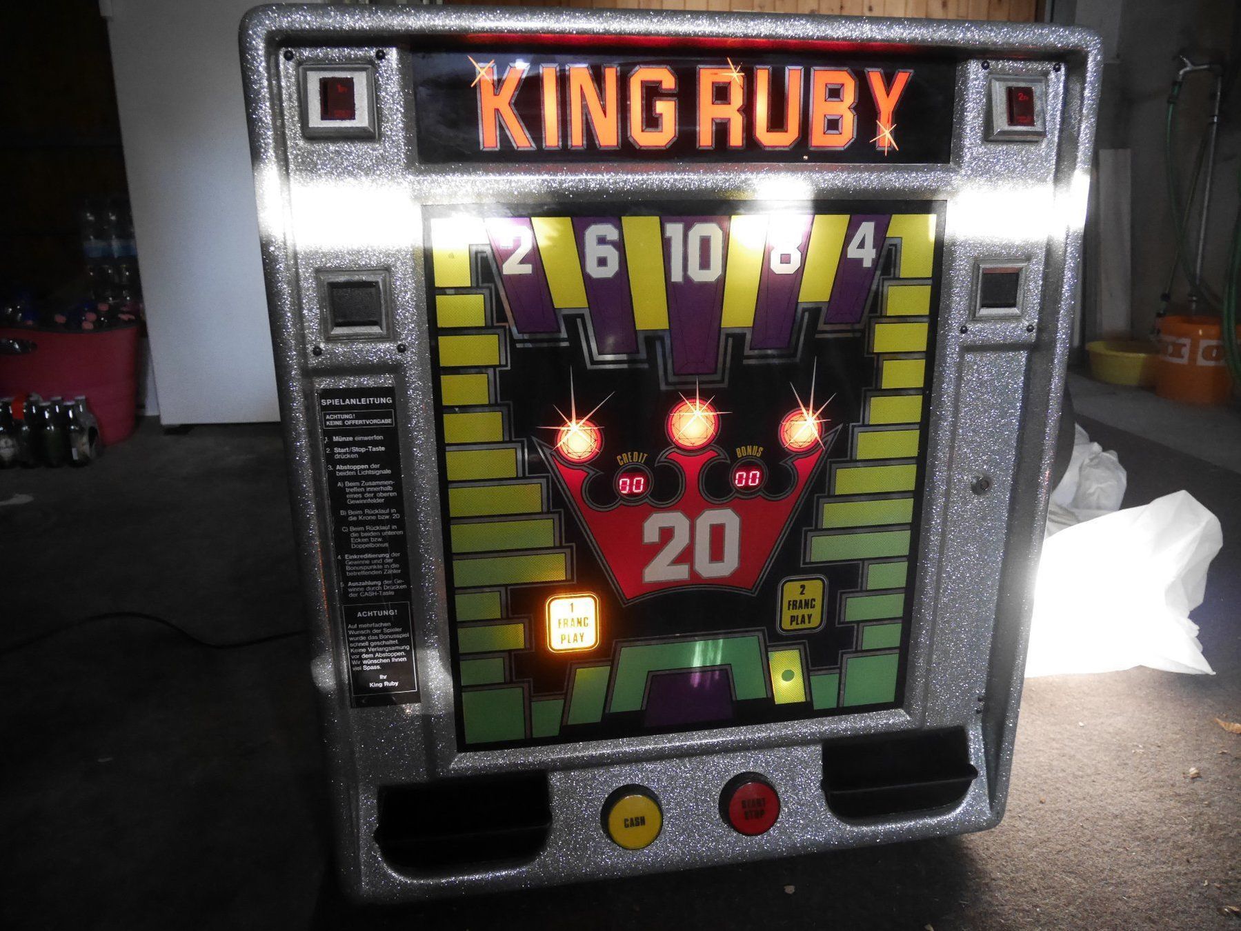 Spielautomaten: GELDSPIELAUTOMAT KING RUBY – Gebraucht aus Trasadingen von Upl
