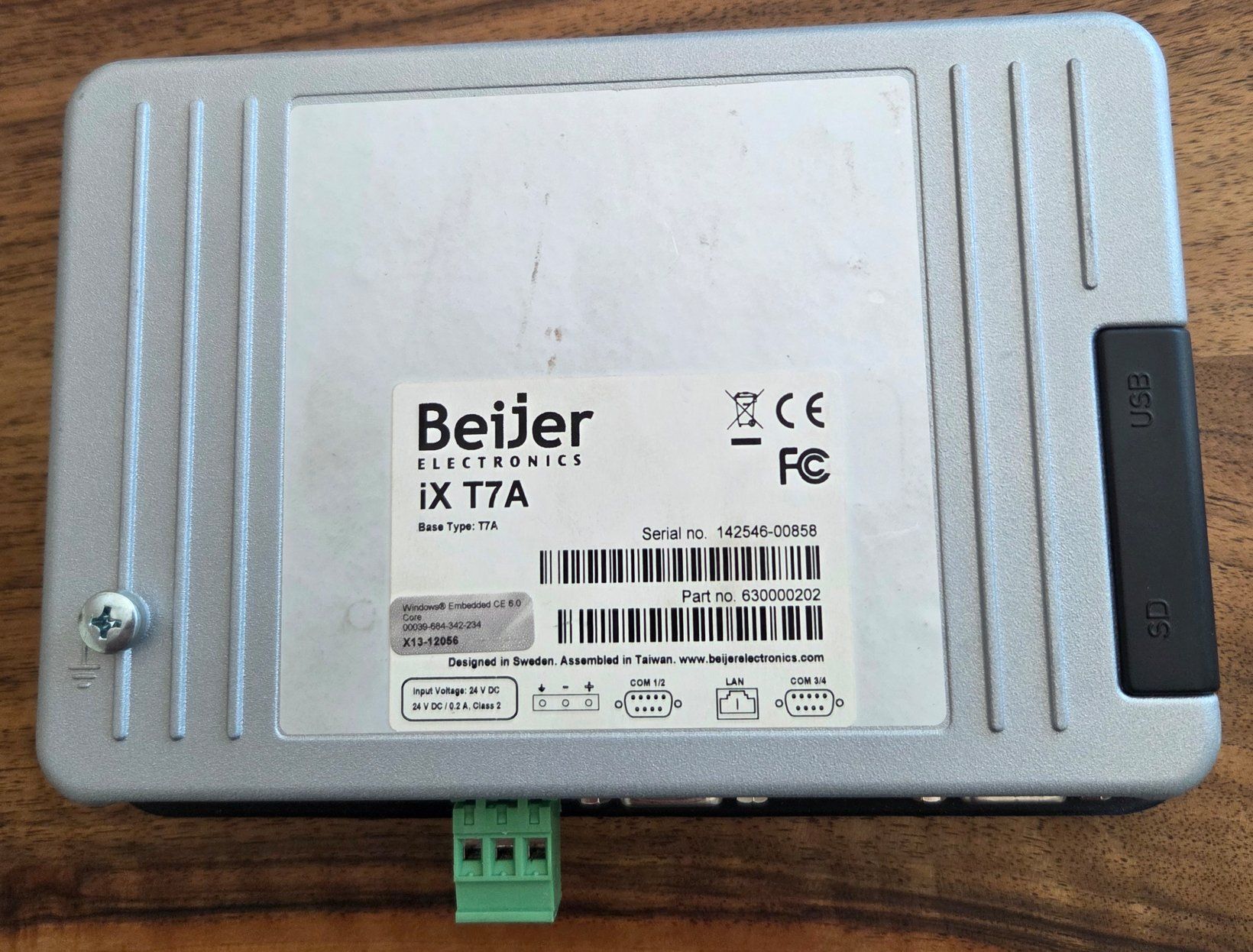 Componenti elettronici: BEIJER ELECTRONICS Touch HMI, IX T4A – Usato da Rheinau venduto da Rhybuck 1
