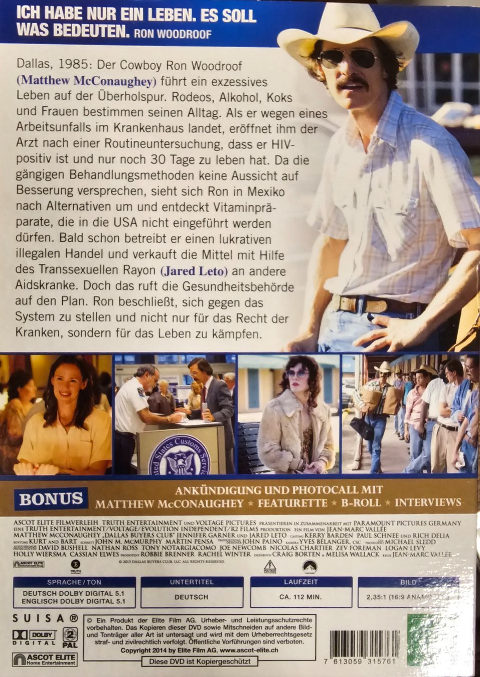 Tutti i DVDs: Dallas Buyers Club – Usato da Wahlen b. Laufen venduto da Cg10 1