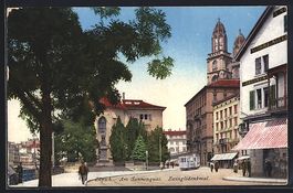 Zürich, Am Sonnenquai, Zwinglidenkmal, 