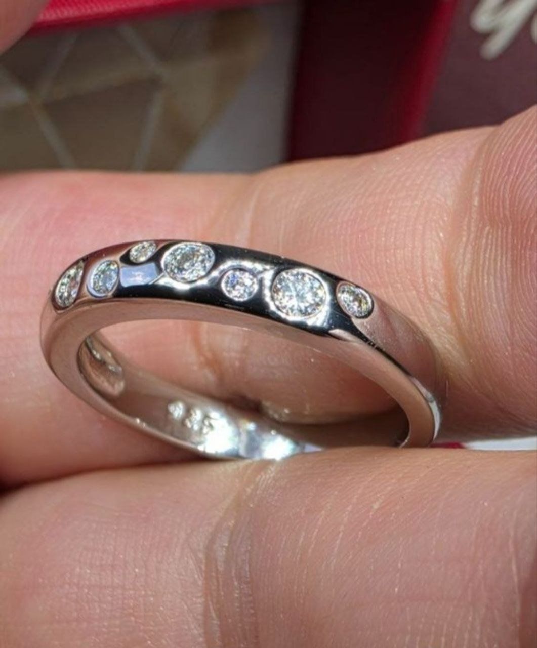 Ringe: Bague argent avec diamants de moissanite certifiés GRA – Neu und originalverpackt aus Reconvilier von Tsma67 5
