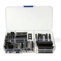 66-teiliges IC Sockel DIP Sortiment in Box NEU