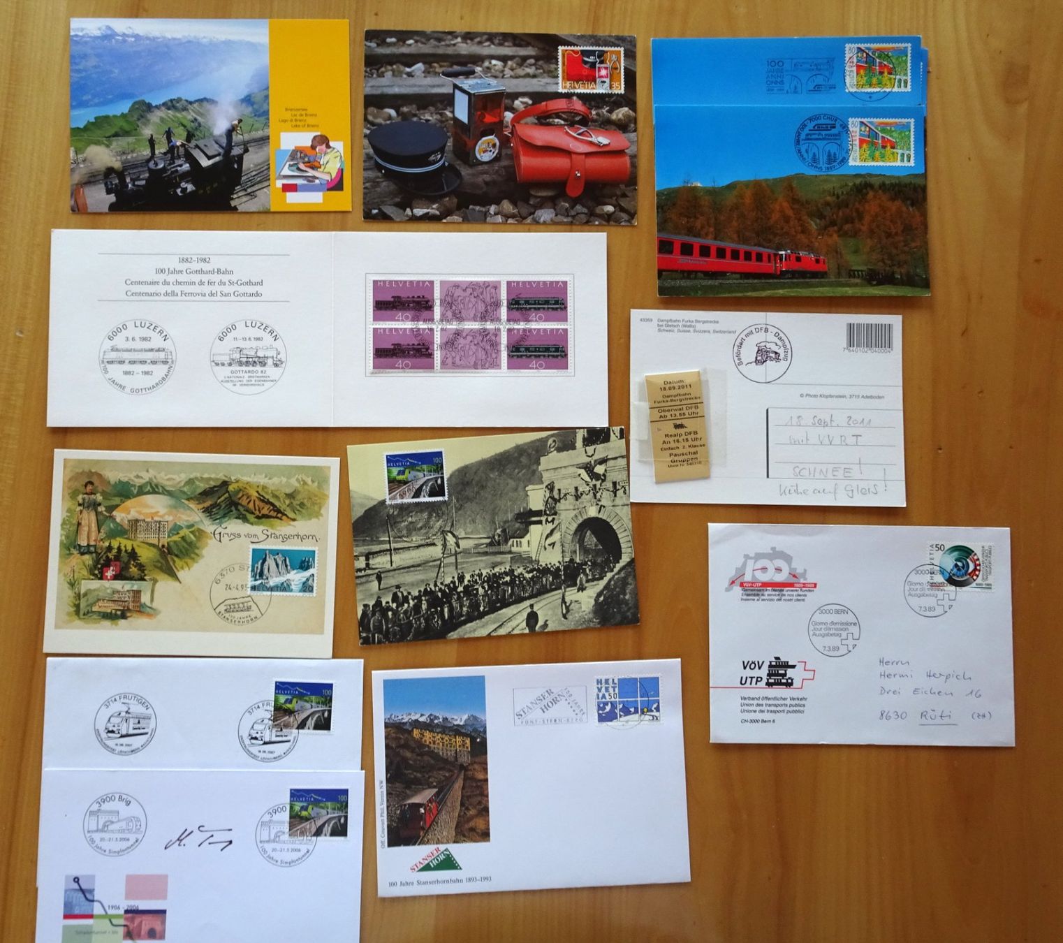 Tutti i francobolli: Briefmarken / Belege Eisenbahn – Usato da Feldbrunnen venduto da MarcusSO 4