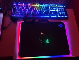 RazerGamingBundle(Tastatur,Maus,Mauspad mit RGB-Beleuhtung)