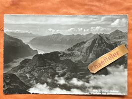 Blick vom Giebel Brünig auf Wilerhorn und Brienzerrothorn