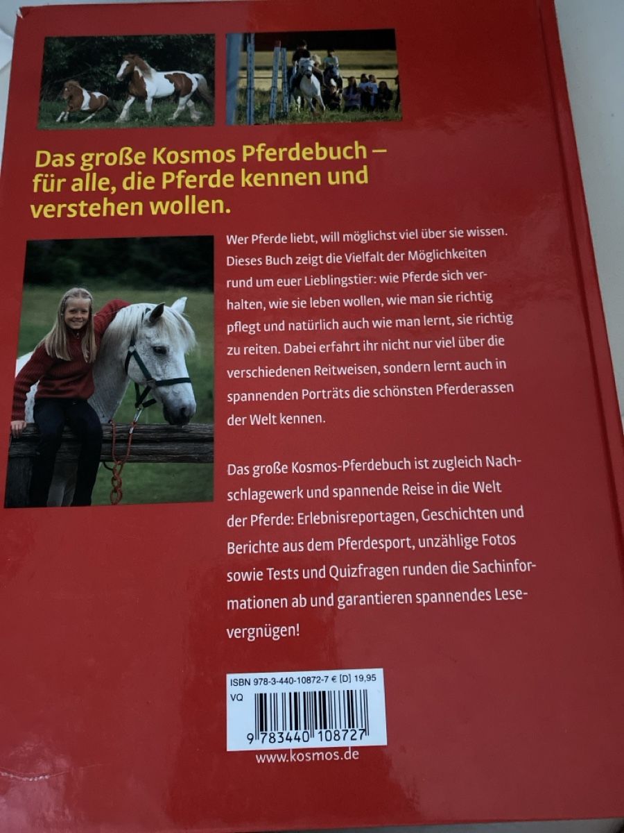 Libri: Das grosse Kosmos Pferdebuch – Nuovo (secondo la descrizione) da Oberengstringen venduto da yae_r67h 1