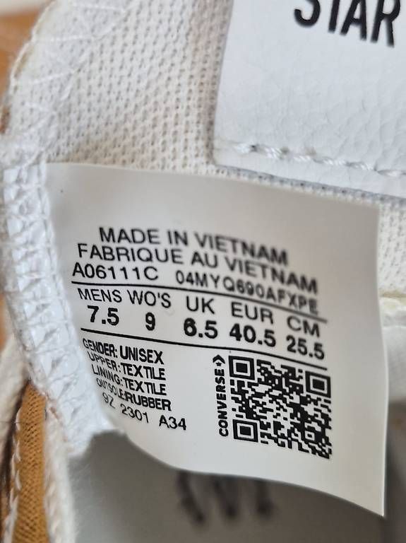 Scarpe da uomo: Converse Star Player 76, Grösse 40,5 – Nuovo e nell'imballaggio originale da Dietikon venduto da Agiraffe 4