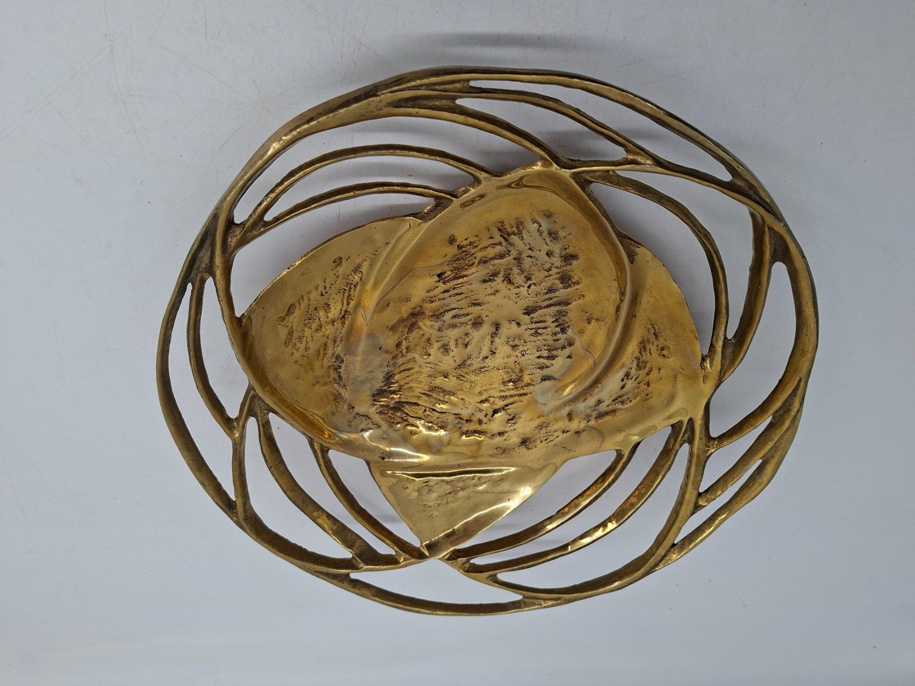 Schalen: Art Nouveau Schale Messing – Gebraucht aus Erlach von silvia3235