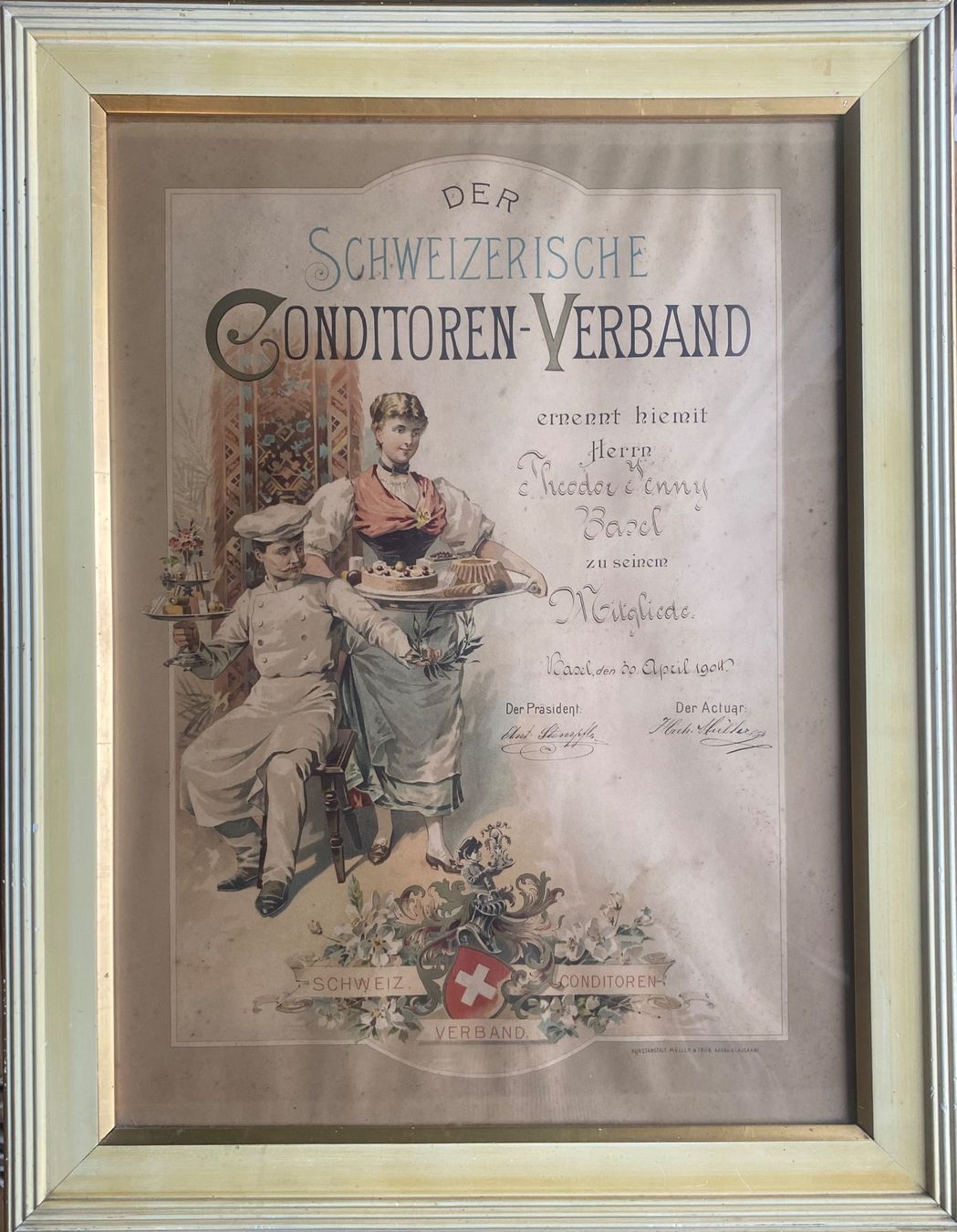 Poster & Bilder: Der Schweizerische Conditoren- Verband. – Gebraucht aus Biel/Bienne von sol_7wtq