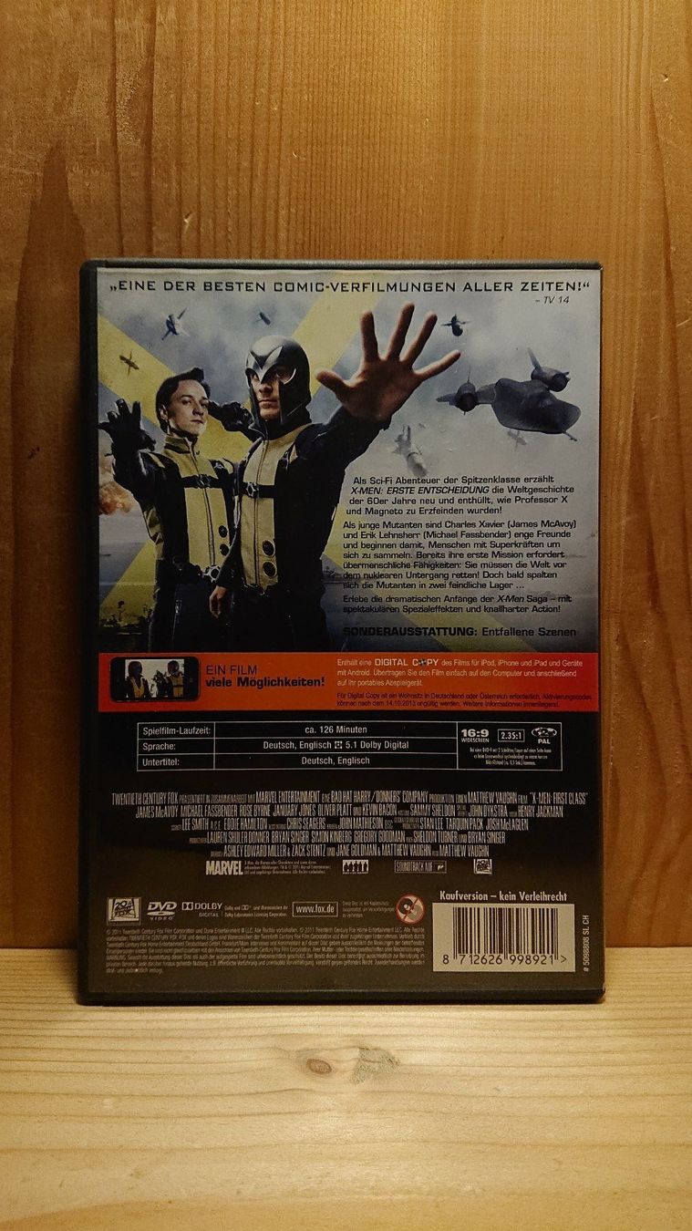 Tutti i DVDs: X-MEN Erste Entscheidung DVD – Usato da Wilderswil venduto da Exebub 1