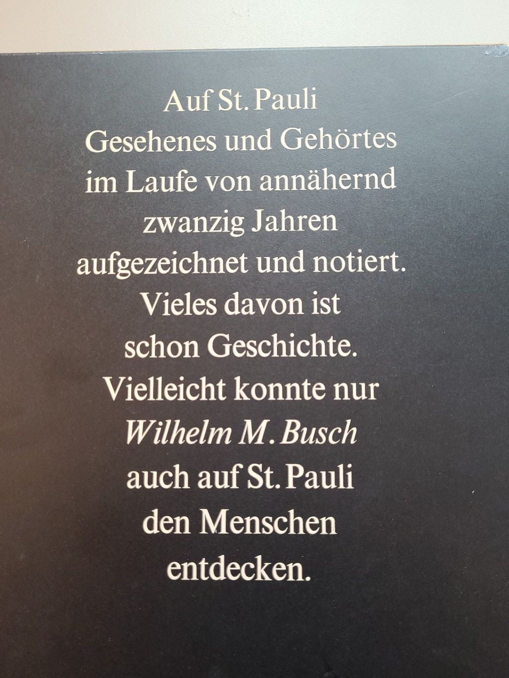 Libri: St. Pauli - Wilhem M. BUSCH (1908-1987) – Usato da Elgg venduto da cuendetkunst 1