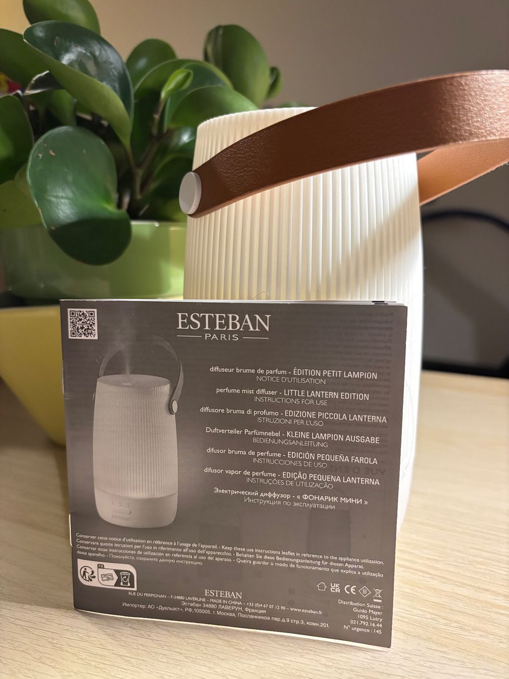 Diffusori di oli essenziali: Diffuseur d'arômes ESTEBAN - Lampe parfumée zen maison – Usato da Veyrier venduto da MargaritaR 1