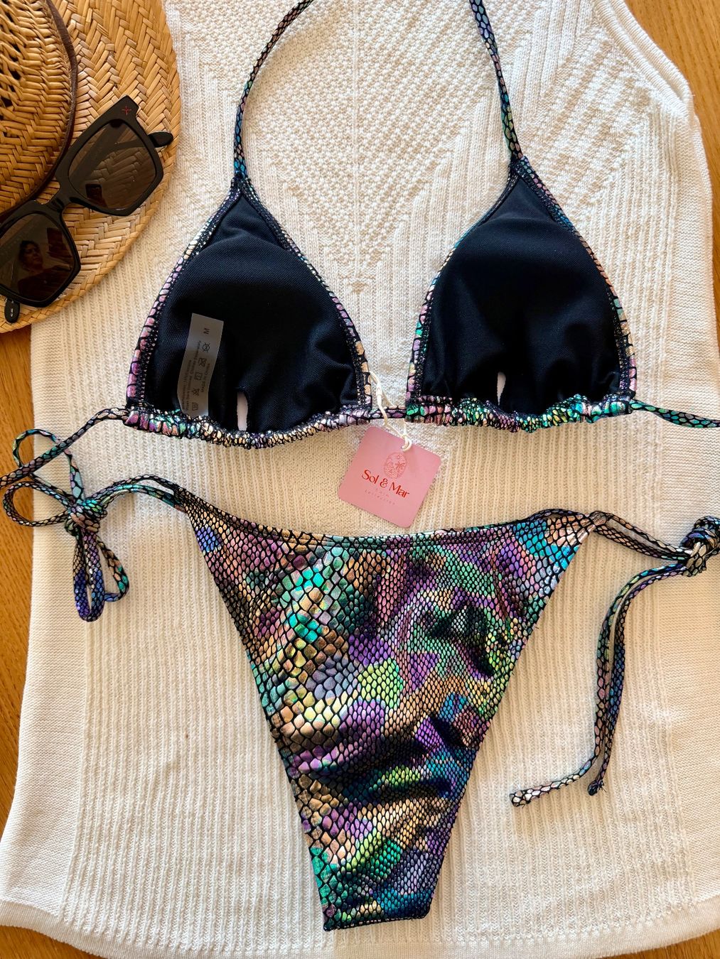 Costumi da bagno & Bikini: Damen Bikini Schlangenoptik Gr. S – NEU – Gratis Versand – Nuovo e nell'imballaggio originale da Gockhausen venduto da van_82kh 2