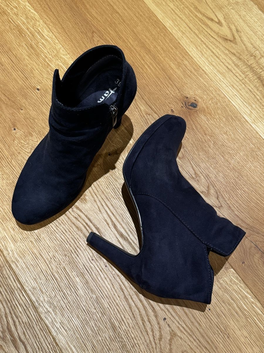 Tamaris Damenschuhe: Tamaris Stiefeletten dunkelblau – Gebraucht aus Baar von corinab_ 4