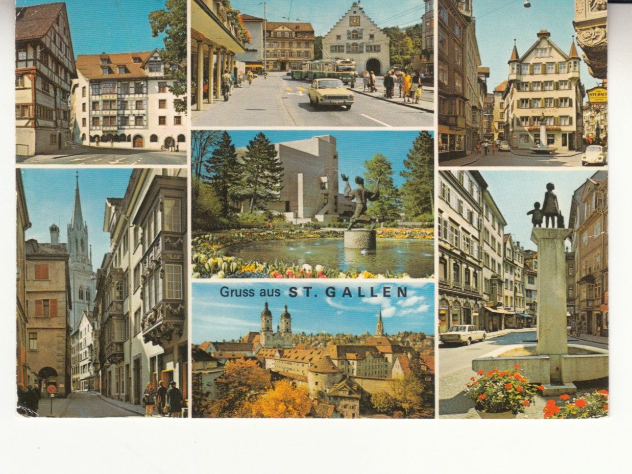 Cartes postales: St. Gallen 1977 – D'occasion à Bürglen TG par StampGraf