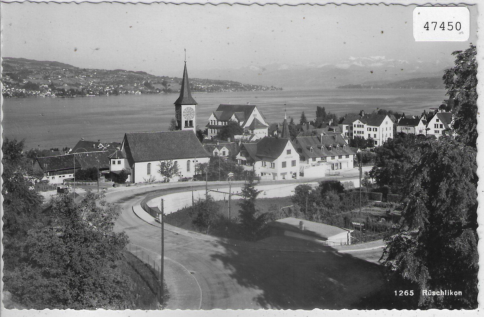 Cartoline postali: Rüschlikon - Dorfstrasse – Usato da Ettingen venduto da Kartenplanet