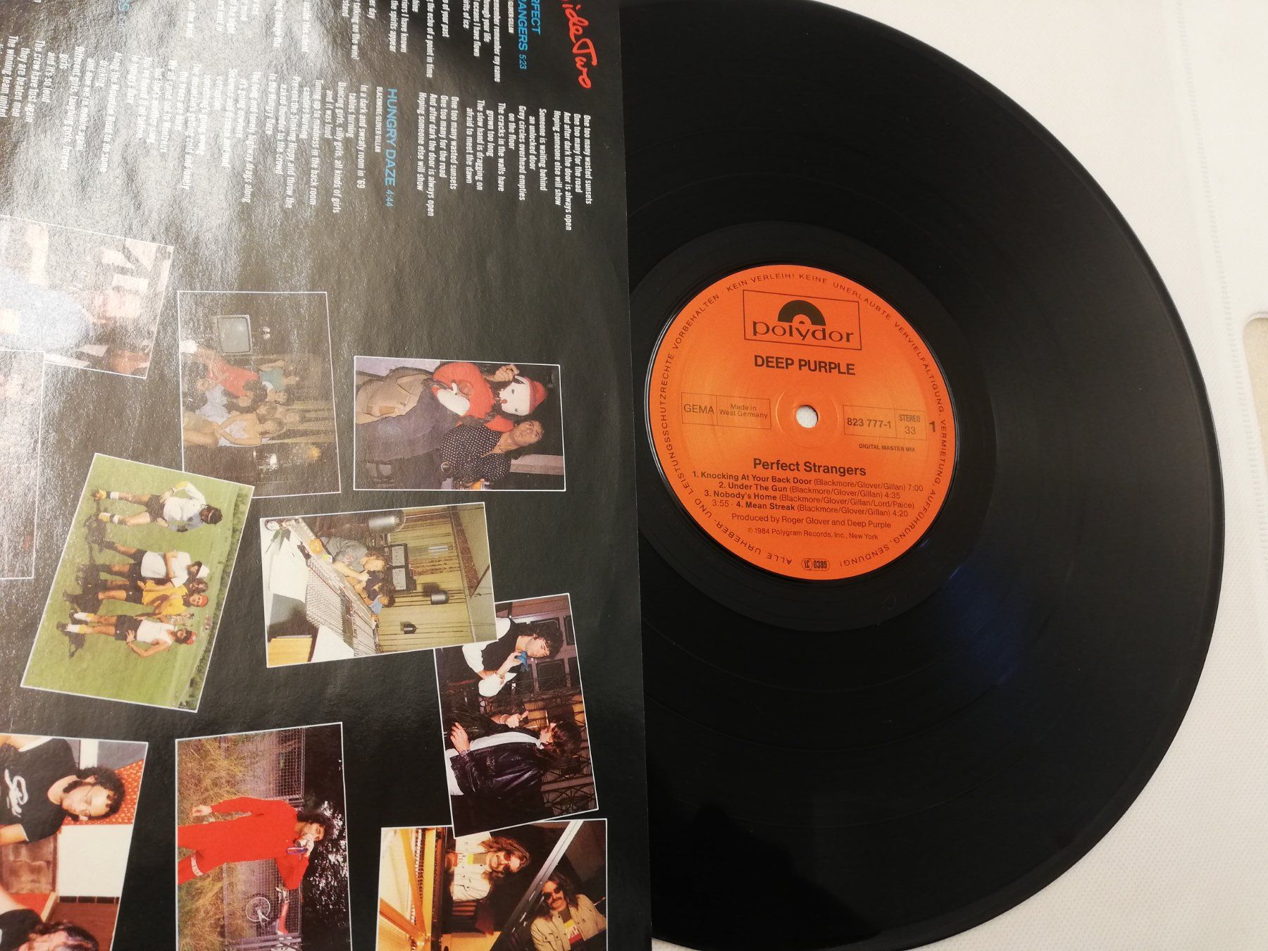 Schallplatten: DEEP PURPLE - PERFECT STRANGERS – Gebraucht aus Bern von Vinylsound.ch 2