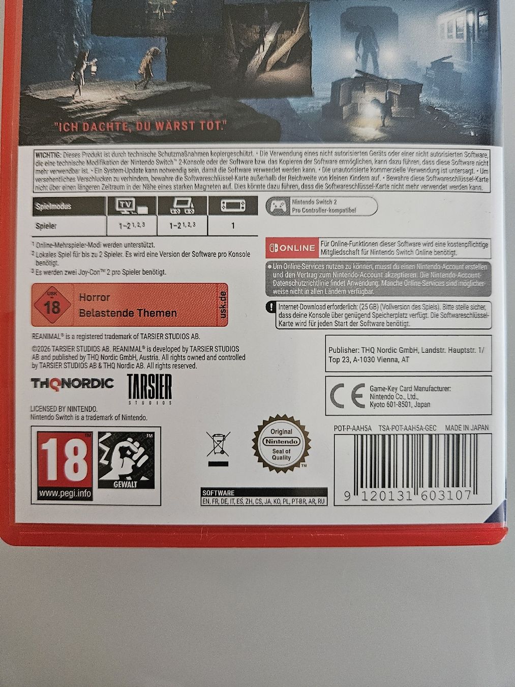 Jeux: Reanimal Switch 2 – D'occasion à Gipf-Oberfrick par StefanOG 1