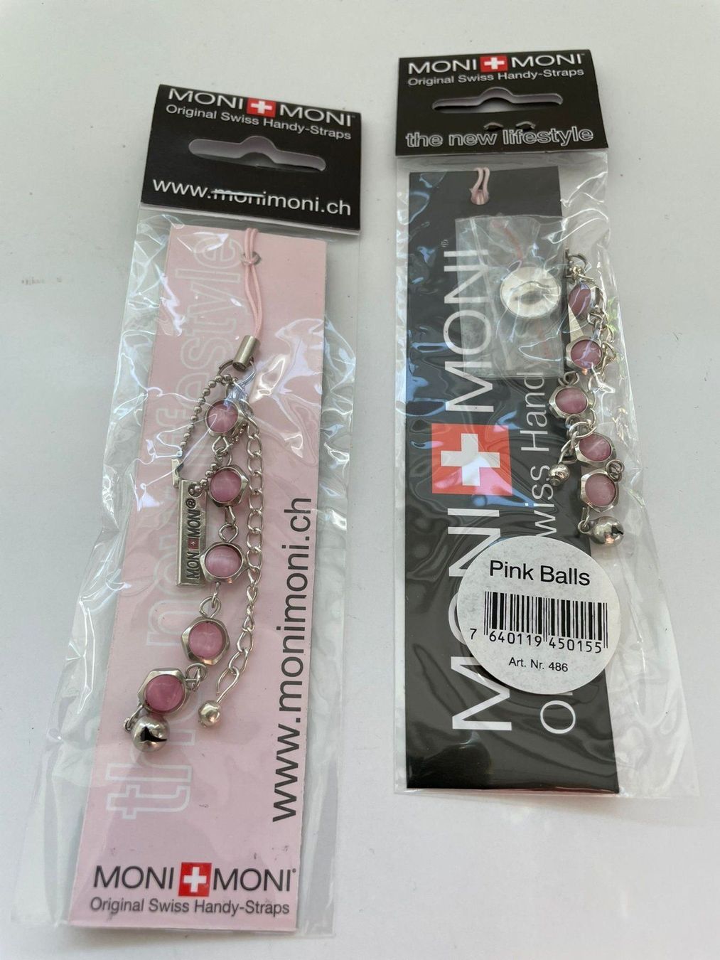 Ketten: Swiss Handy-Straps/ Kette mit Pink Balls – Neu und originalverpackt aus Wängi von LiqKojote 1