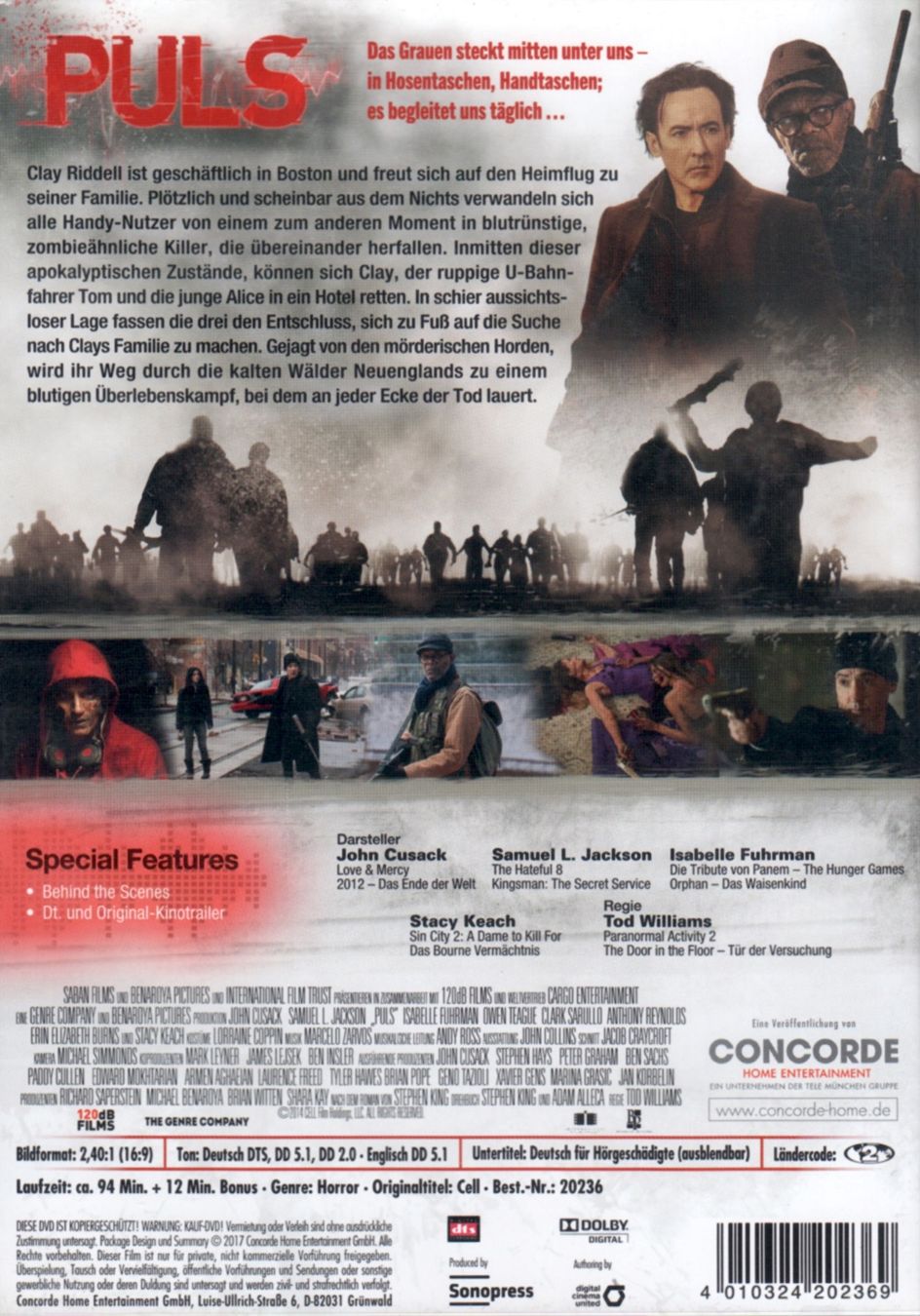 Tutti i DVDs: DVD: Puls (mit: John Cusack, Samuel L. Jackson) – Usato da Tägerig venduto da fil_f8k6 1