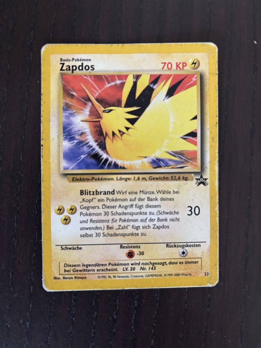 Pokémon Sammelbilder & Trading cards: Lavados und Zapdos Promokarten – Gebraucht aus Zürich von ChampShirts 2