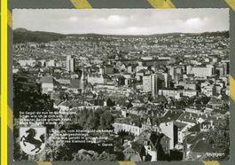 AK sw Stuttgart D Baden Württemberg, mit Gedicht von Gerok 